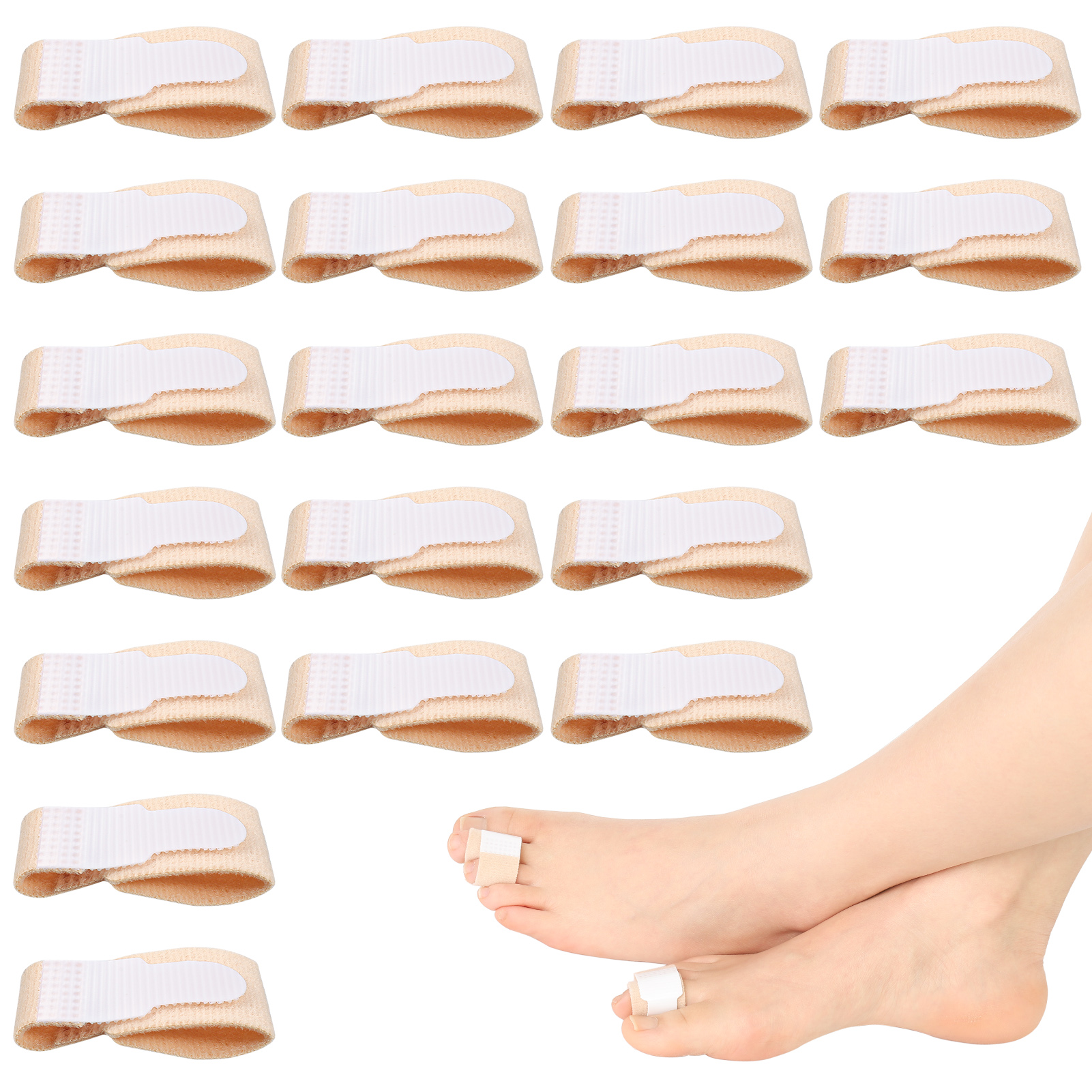 Broken Toe Wraps,Toe Cushion Bandage Finger Protector Toe Separator