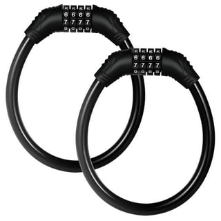 Lumintrail Combination Bike and Scooter Lock Cable - 6ft Bike Locks Heavy  Duty Anti Theft with Combinations - Bike Cable Lock Combination with Lock