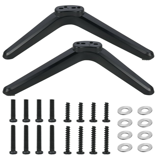 BUBABOX TV Legs for TCL Roku TV Stand Legs, Replacement Black Legs for TCL Smart TV Base Stand