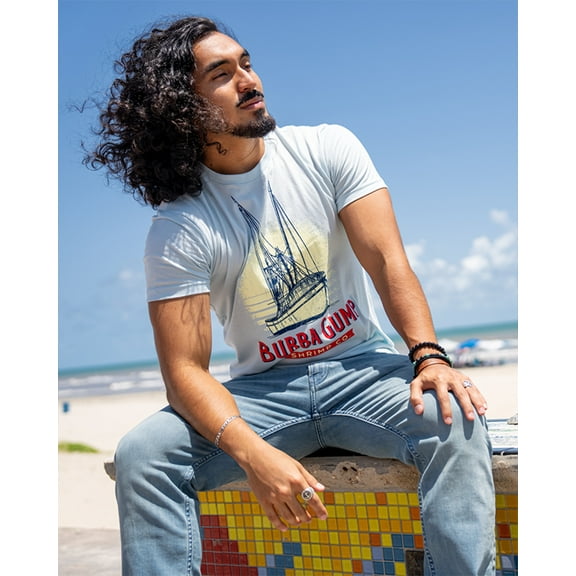 Mitchell  Ness x Bubba Gump | Boat | ADULT tee