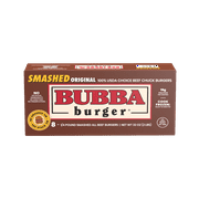 BUBBA Smashed Burgers, 100% USDA Choice Chuck Beef Burgers, 2 lbs