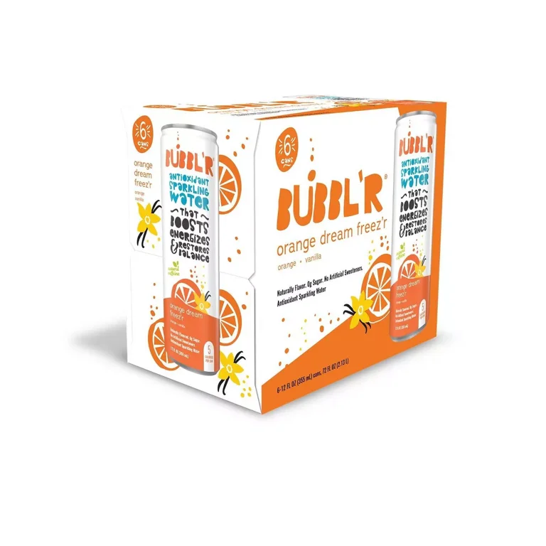 ✨✨りんご✨✨ BUBBL'R Orange Dream Freez'r Antioxidant Sparkling Flavored