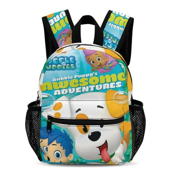 BUBBLE GUPPIES Backpacks 13 Inch Bookbag Casual Daypack Backpacks for Travel Work Hiking