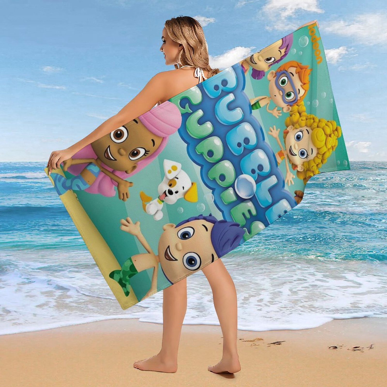 Lubibi Beach Towel, 2 Pack Oversized Microfiber Beach Towel For Adult Men Women Kids, Palm Tree Pattern, Lightweight Quick Drying Sand Free Pool Towel For Swimming, Sports, Beach, Gym(80 * 160cm - View #8