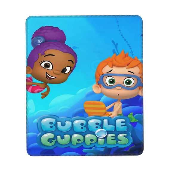 BUBBLE GUPPIES Mouse Pad, Computer Mouse Mat, Waterproof Non-Slip Rubber Base MousePads for Office Laptop 7 x 8.6 in