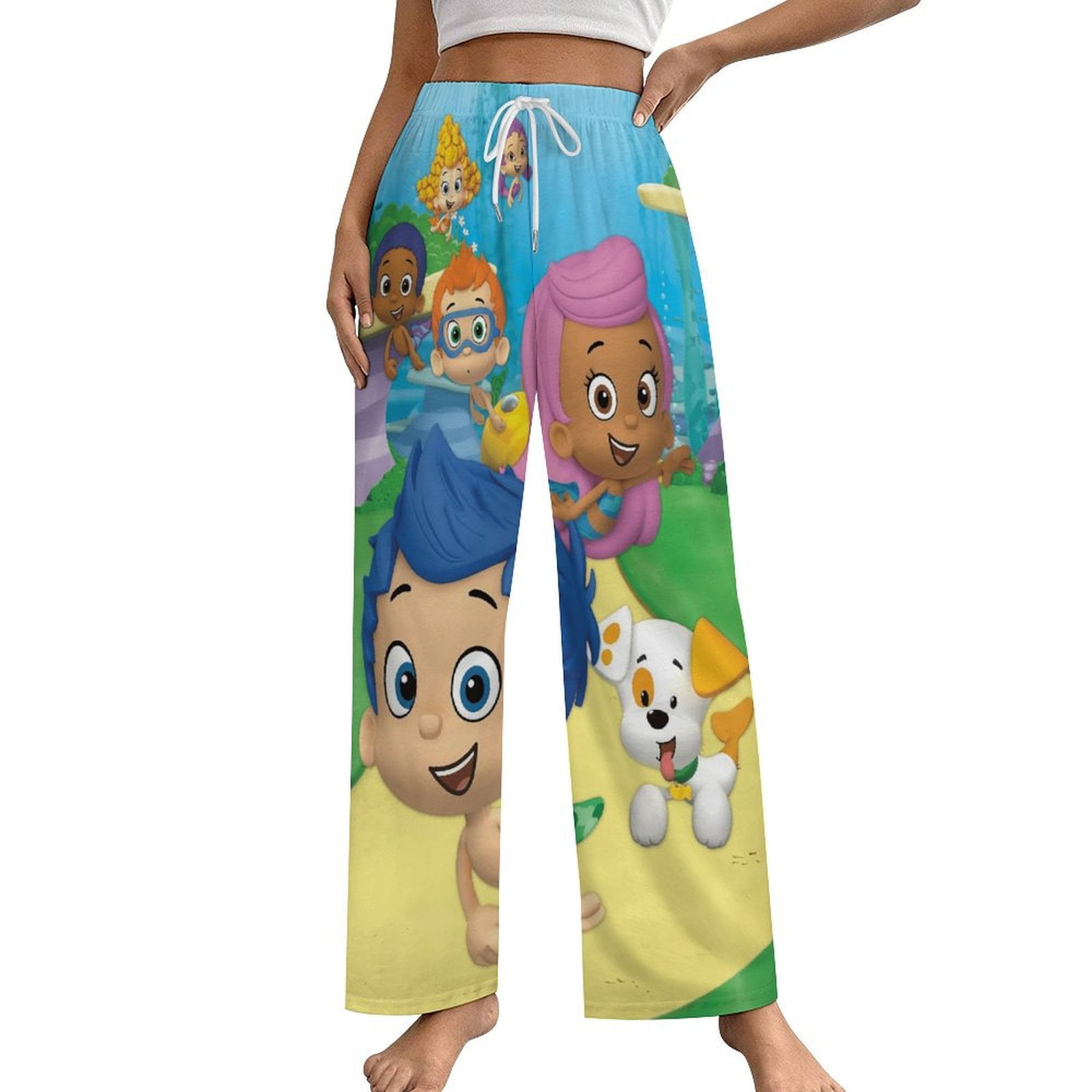 BUBBLE GUPPIES Womens Comfy Pajama PJ Pants Lounge Pants Sleepwear ...