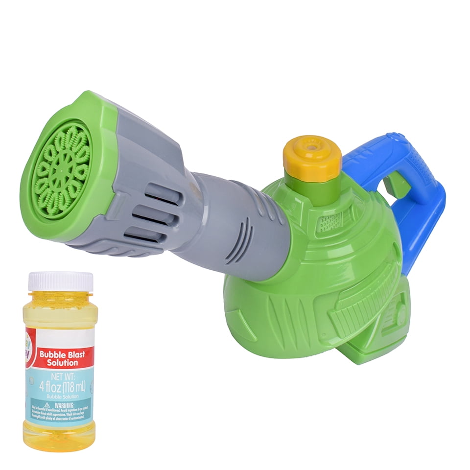 Play Day Bubble Leaf Blower, 4 Fluid Ounces of Bubbles, Children Ages 3+ (Requires 3 AA Batteries)