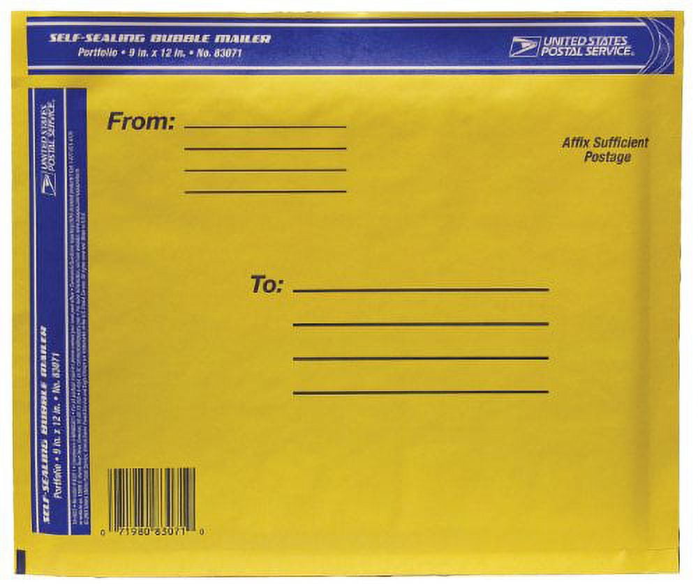 Lepages 83071 9" x 12" Kraft Manila USPS Padded Mailers