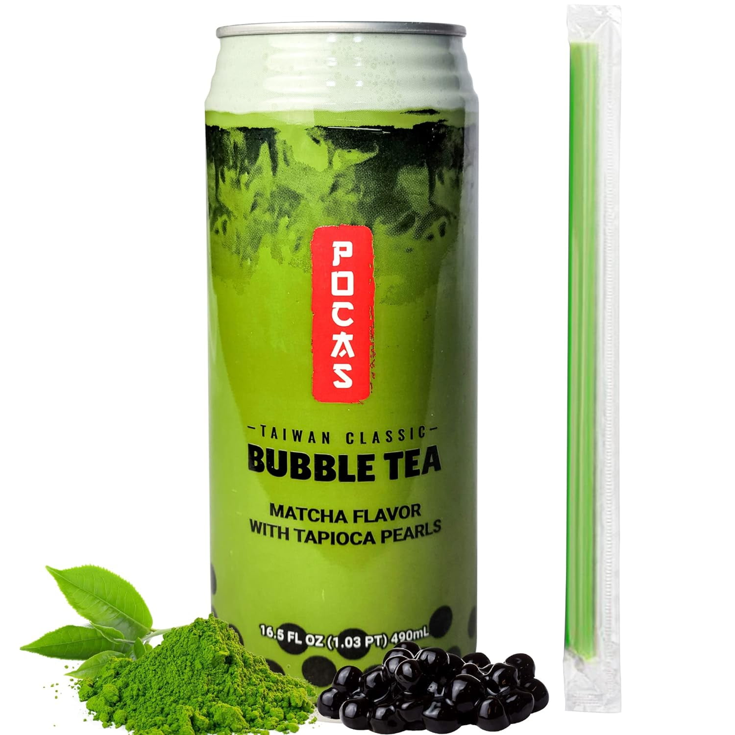 BUBBLE TEA, Classic Taiwan Milk Tea with Tapioca Pearls. Ready to serve