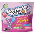 thumbnail image 1 of BUBBLE YUM Assorted Flavored Bubble Gum Filled Lollipops, Candy Bag, 8.8 oz, 1 of 9