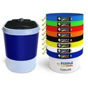 BUBBLEBAGDUDE 5 Gallon Bubble Machine With 5 Gallon 8 Filter Bag Set & 5 Gallon Zipper Bag 220 micron