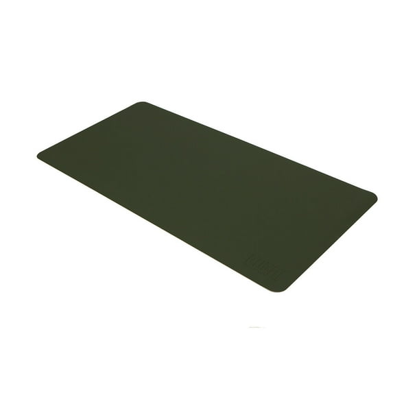 BUBM PU Leather Protector Pad Mouse Pad Desk Writing Waterproof Anti-oil for Office and Home (Green&Blue, M)