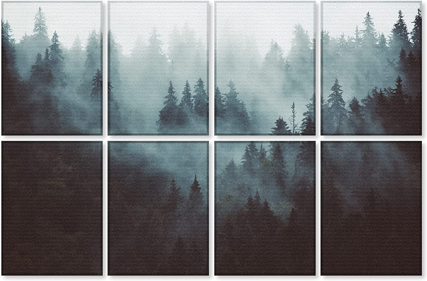 Fog Forest 8-Pack Acoustic Soundproof Wall Panels