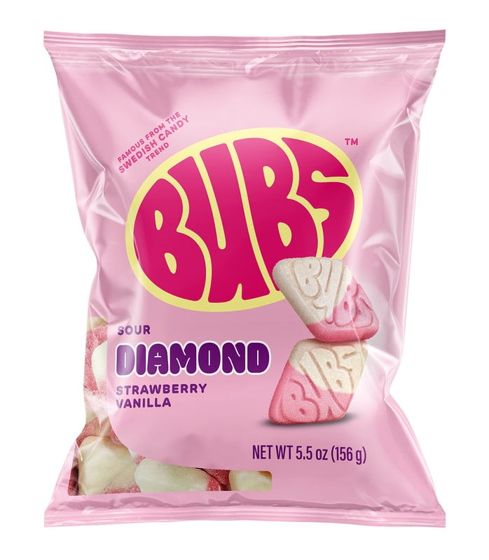 BUBS Strawberry Vanilla Swedish Gummies 5.5oz, Vegan, Gluten Free