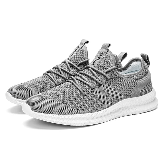BUBUDENG Men Athletic Mesh Shoes Non Slip Blade Running Gym Sneakers Lightweight Walking Sports Cool Shoes