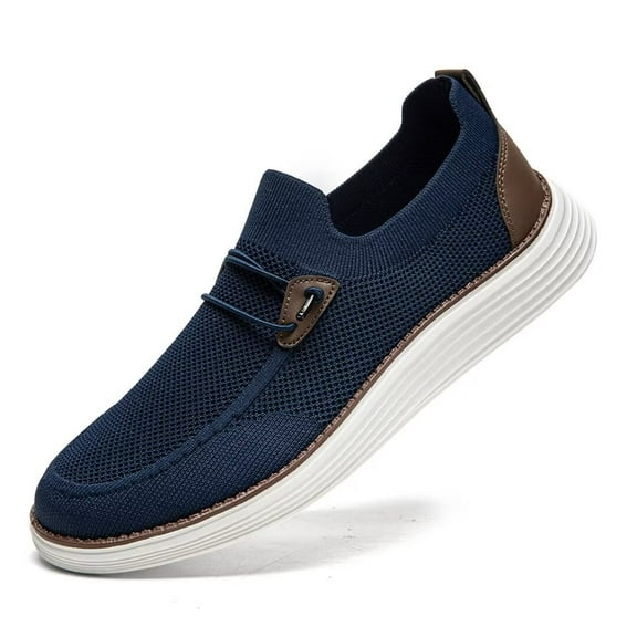 BUBUDENG Men's Loafers Lightweigh Soft Flat And Fashionable Formal Shoes