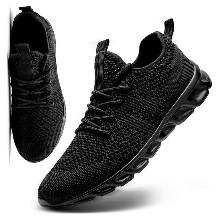 Black Schuh Mens Sale Trainers Schuh Whit Leather Lace Up In Black