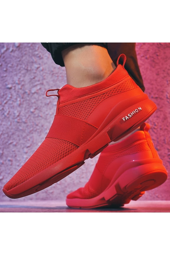 Shoes for Men Comfortable Walking Shoes Lightweight Athletic Running Sneakers Sports Slip on Casual Shoes