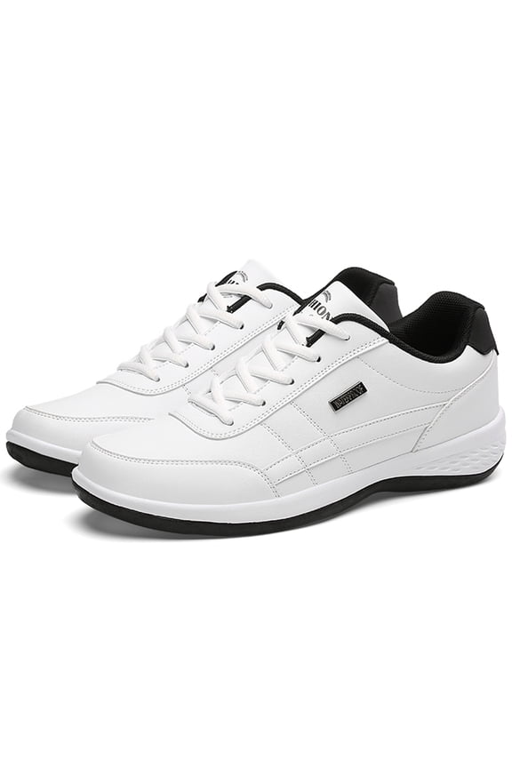 Shoes for Men Lightweight Walking Sneakers Comfort Casual Shoes Non Slip Leather Sport Shoes