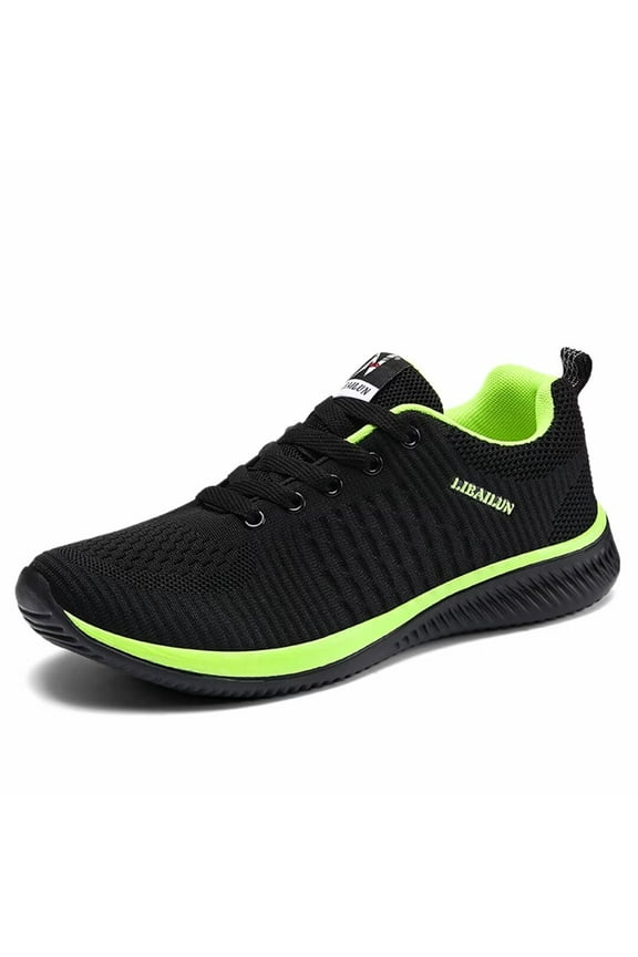Sport Shoes for Men Athletic Training Shoes Breathable Running Sneakers Lightweight Low Top Workout Shoes