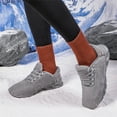 thumbnail image 1 of BUBUDENG Womens Comfortable Cotton-padded Shoes Plush Lined House Shoes Soft Warm Winter Outdoor Shoes, 1 of 8