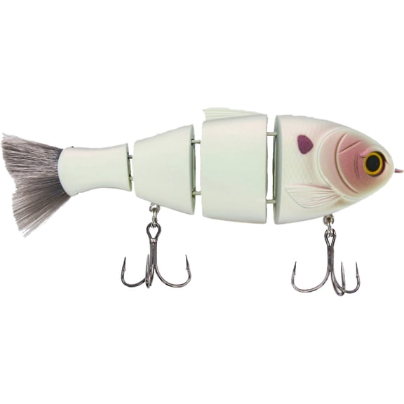 Bucca Brand Bull Shad Swimbait Pearl Bone