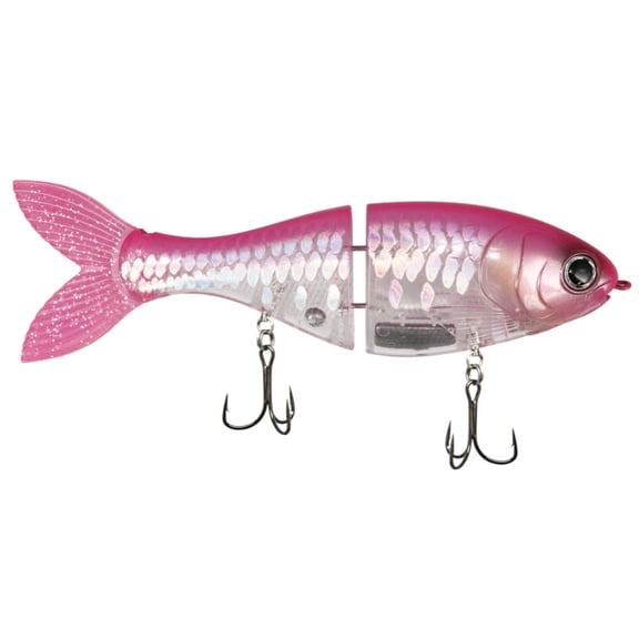 Bucca Brand 8'' 3oz Trick Shad Glidebait, Glimmer Bone