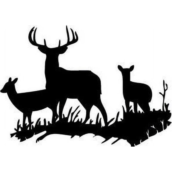 Picniva Outdoor Inspired Buck Deer Doe Hunting Wall Decals