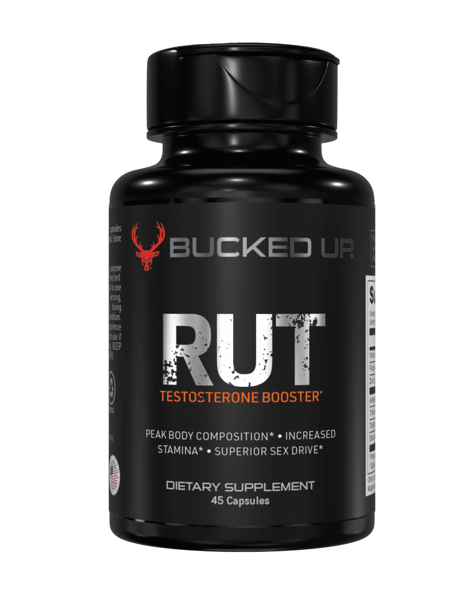Bucked Up RUT Testosterone Booster for Men Strength, Stamina & Vitality, 45 Capsules