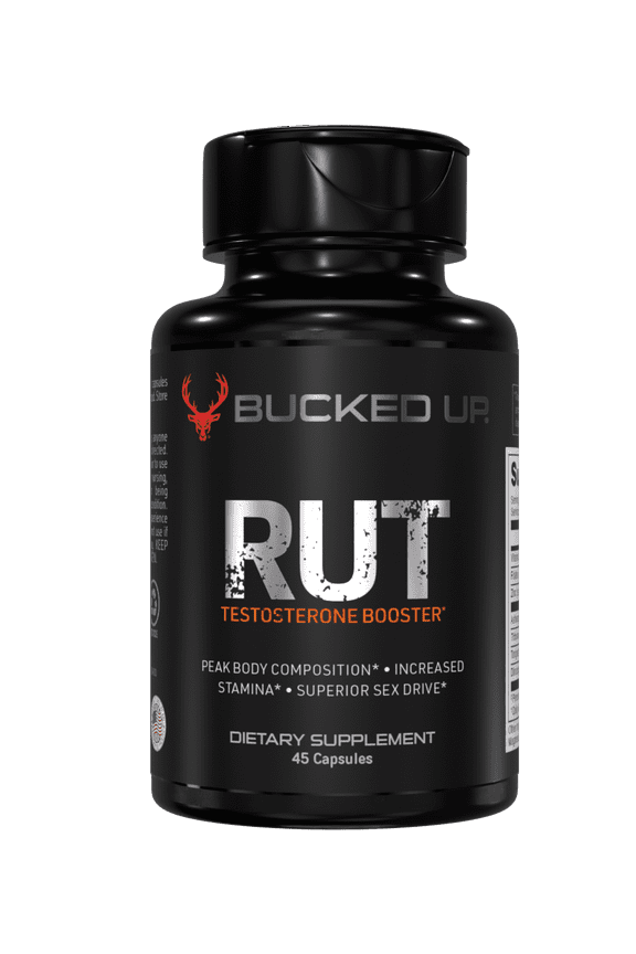 RUT Testosterone Booster for Men Strength, Stamina & Vitality, 45 Capsules