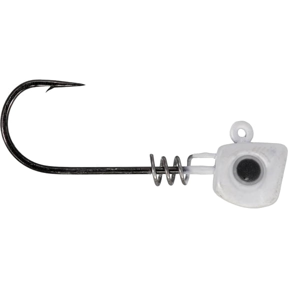 Buckeye Scoop Head 1/8 Oz 2/0HK Matte Pearl (3PK)