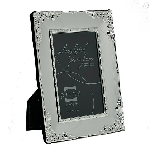 BUCKINGHAM Polished Silverplate 4x6 frame - 4x6