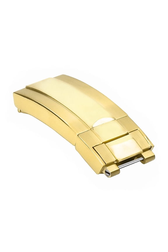 BUCKLE CLASP FOR ROLEX DAYTONA DATEJUST GMT LEATHER BAND 16 X 9 STRAP BAND GOLD