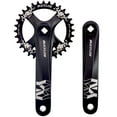 thumbnail image 1 of BUCKLOS 104 BCD Mountain Bike Single Speed Crankset, 170mm Square Taper Crankset with Plating Chainring 30/32/34/36/38T (Multicolor), 1 of 7