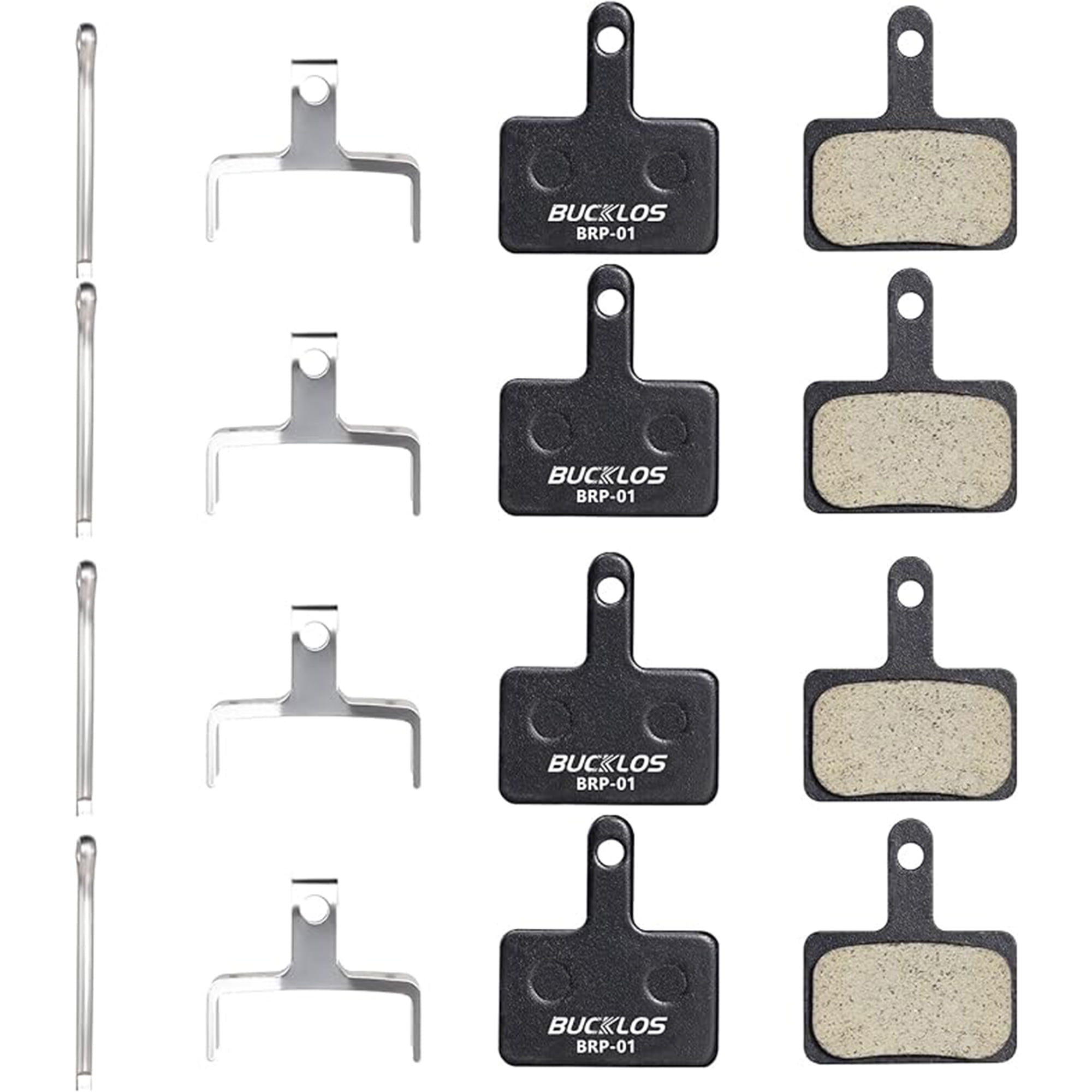 Plaquette De Frein Trottinette Electrique Zonon Lot De 4 Paires De Plaquettes De Frein Pour Vélo Trp Tektro Shimano Deore Br-m575 M525 M515 T615 T675 M505 M495 M486 M485 M475 M465 M447