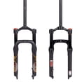 thumbnail image 1 of BUCKLOS 20 inch Air MTB Suspension Fork 4.0 Fat Tire, 140mm Travel Spacing Hub 135mm 1 1/8 Straight Tube Manual Lockout 9mm QR Mountain Bike Front Forks, fit Snow Beach XC E-Bikes ect., 1 of 8