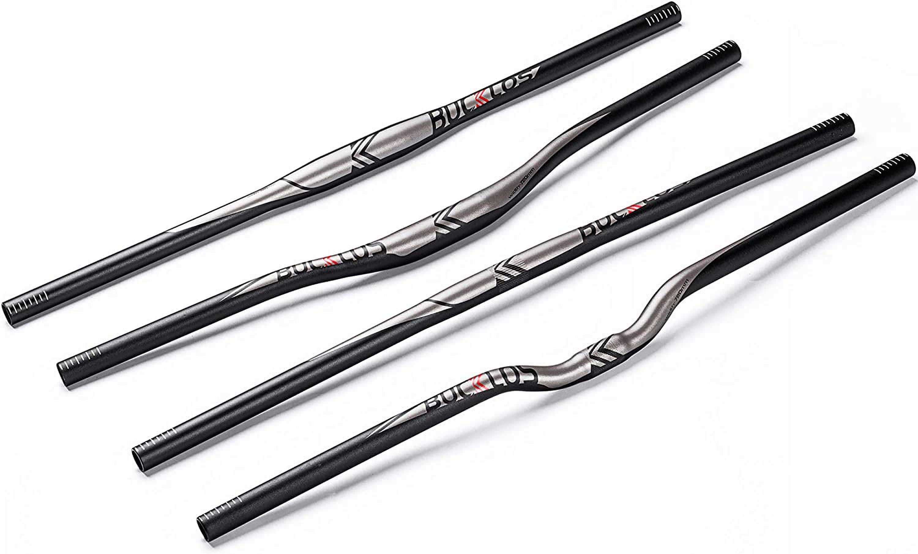 BUCKLOS 25.4/31.8mm Mountain Bike Handlebars Flat/Riser Bar, Aluminum