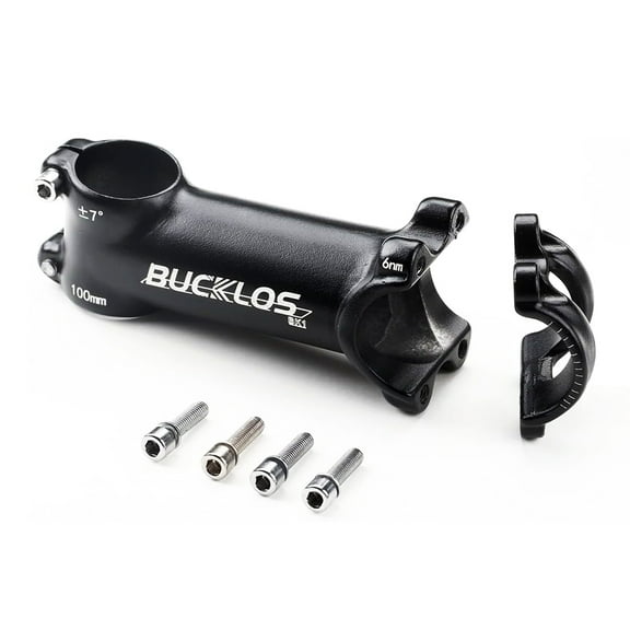 BUCKLOS 31.8 Bike Stem 60mm 70mm 80mm 90mm 100mm / 7 17 22 Degree Light Weight MTB Stem Mountain Bike Handlebar Stem, Suitable for XC BMX Road Bike Cycling Bicycle Stems