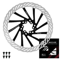 BUCKLOS 6 Bolts Bicycle Disc Brake Rotor G3CS Mountain Bike Rotor 160mm 180mm 203mm Road Bike Rotor Stainless Steel Bicycle Disc Rotors with 6 Bolts fit Shimano SRAM AVID G3