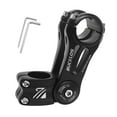 thumbnail image 1 of BUCKLOS Adjustable Bike Stem MTB 25.4mm 31.8mm 110/130/145mm 80 Degree Bike Stem Riser for Angle Adjustment, Bicycle Handlebar Extension for Commuter Bikes, E-Bike, MTB, Mountain, Road Bicycles, 1 of 9