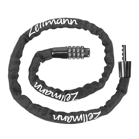 BUCKLOS Bicycle Lock Four Digit Password Lock Combination Motorcycle Chain Lock Safe And Portable Anti-Theft Lock Riding Equipment for Mountain Bike,Road Bike, E-Scooters,Doors, Gates, Fences, Grills