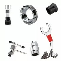 BUCKLOS Bicycle Repair Tool Kits Flywheel Removal Chain Breaker Cutter Crank Puller Bike Wrench Repair Tool​ 6pcs Mountain Bike Tools Kit Road Bike Tool Set