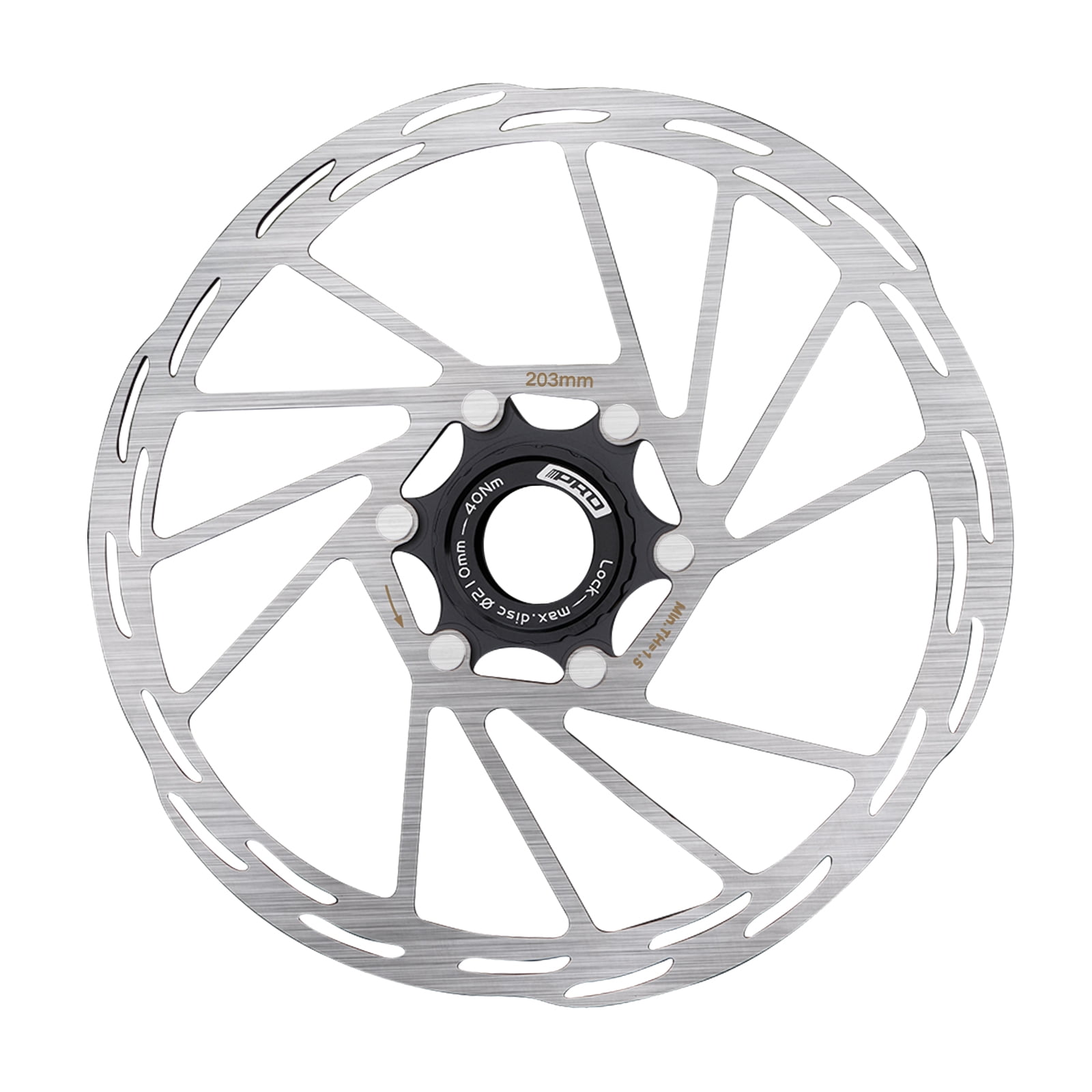 BUCKLOS Bike Centerlock Disc Brake Rotor 140mm 160mm 180mm 203mm ...
