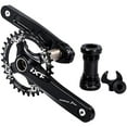 thumbnail image 1 of BUCKLOS Bike Crank Arm Set 104 BCD 32T 34T 36T 38T Mountain Bike 170mm Crankset, Aluminum Alloy MTB Crank Set Round Oval Narrow Wide Chainring Bottom Bracket Bolts, fit Shimano, FSA Gaint, 1 of 8