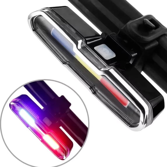 BUCKLOS Bike Light Taillight Flash Road Bicycle Rear Lamp LED Usb Charging Bright Warning Night Riding Tail Light Cycling Equipment