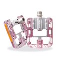thumbnail image 1 of BUCKLOS Folding Bike Pedals 9/16" Cr‑Mo Steel Axle, 4 Sealed Bearings Aluminum Alloy Flat Platform Pedals with Anti‑Slip Pins & Reflectors, Dust‑Water Resistant for Folding Bikes, Road Bikes, BMX, 1 of 10