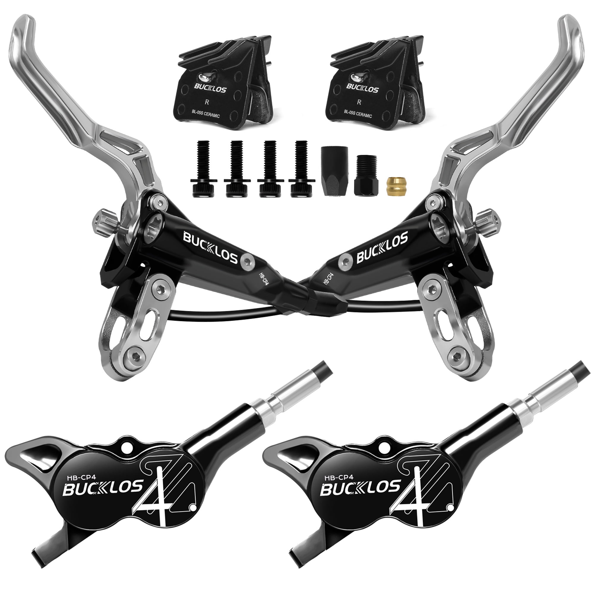 RIDEREVER Triva Carbon Lever Hydraulic Disc Brake Set Di2