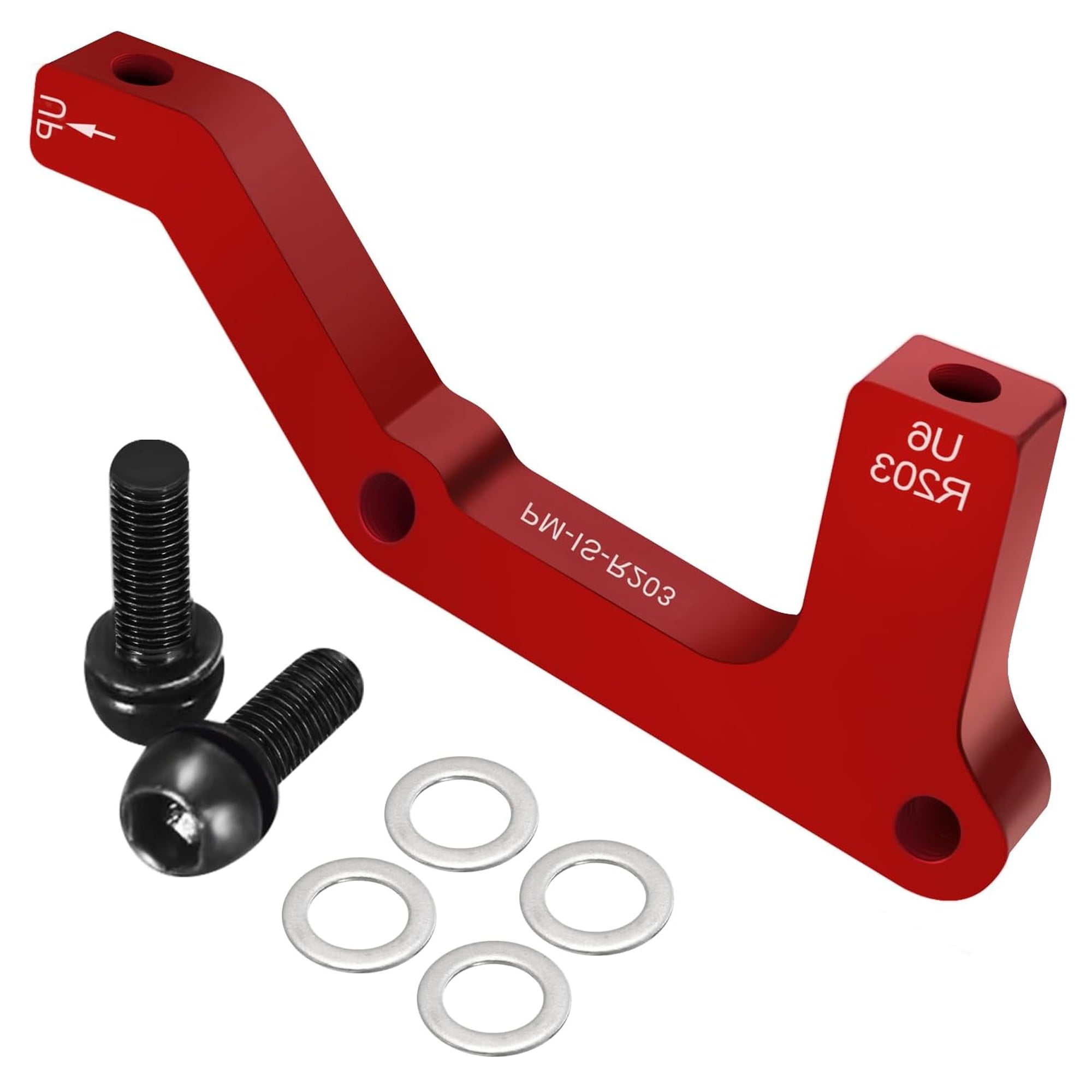 BUCKLOS IS/PM Bike Disc Brake Caliper Adapter 180/203mm Front Rear Disc ...