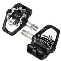 BUCKLOS Look Delta, SPD Bike Bicycle Pedals - Compatible with Peloton & Shimano SPD - 9/16'' Fitness Exercise Indoor Cycling Pedal(Excluding Cleats)