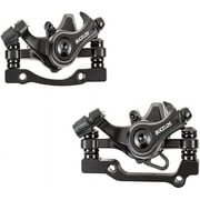 BUCKLOS MTB Bike Disc Brake kit, Mechanical Disc Brakes Aluminum Alloy Caliper for Mountain Bike with 160mm Stainless Steel Rotor/Floating Rotors